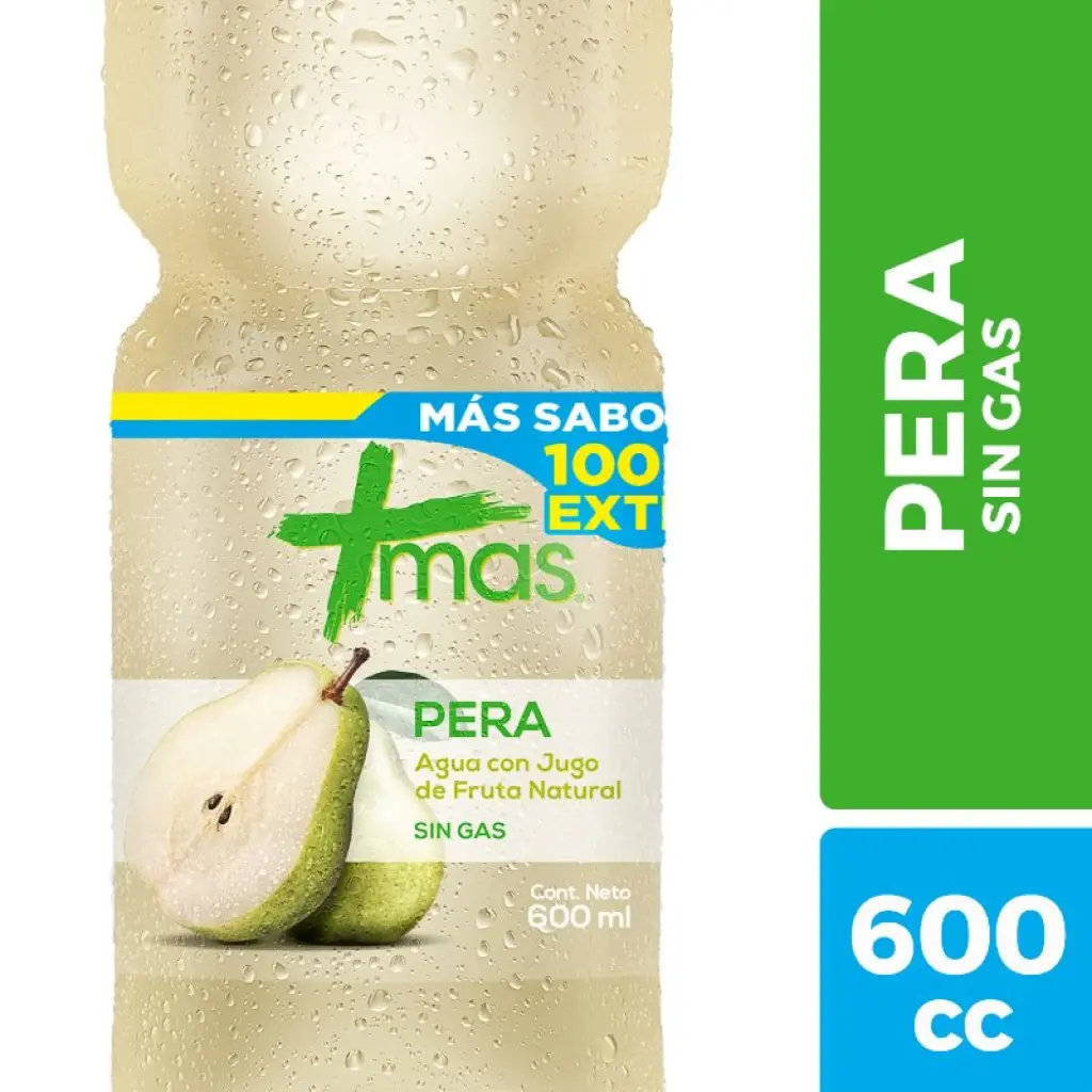 [871208] Agua Mas Pera – Agua Saborizada sin Gas 600 ml
