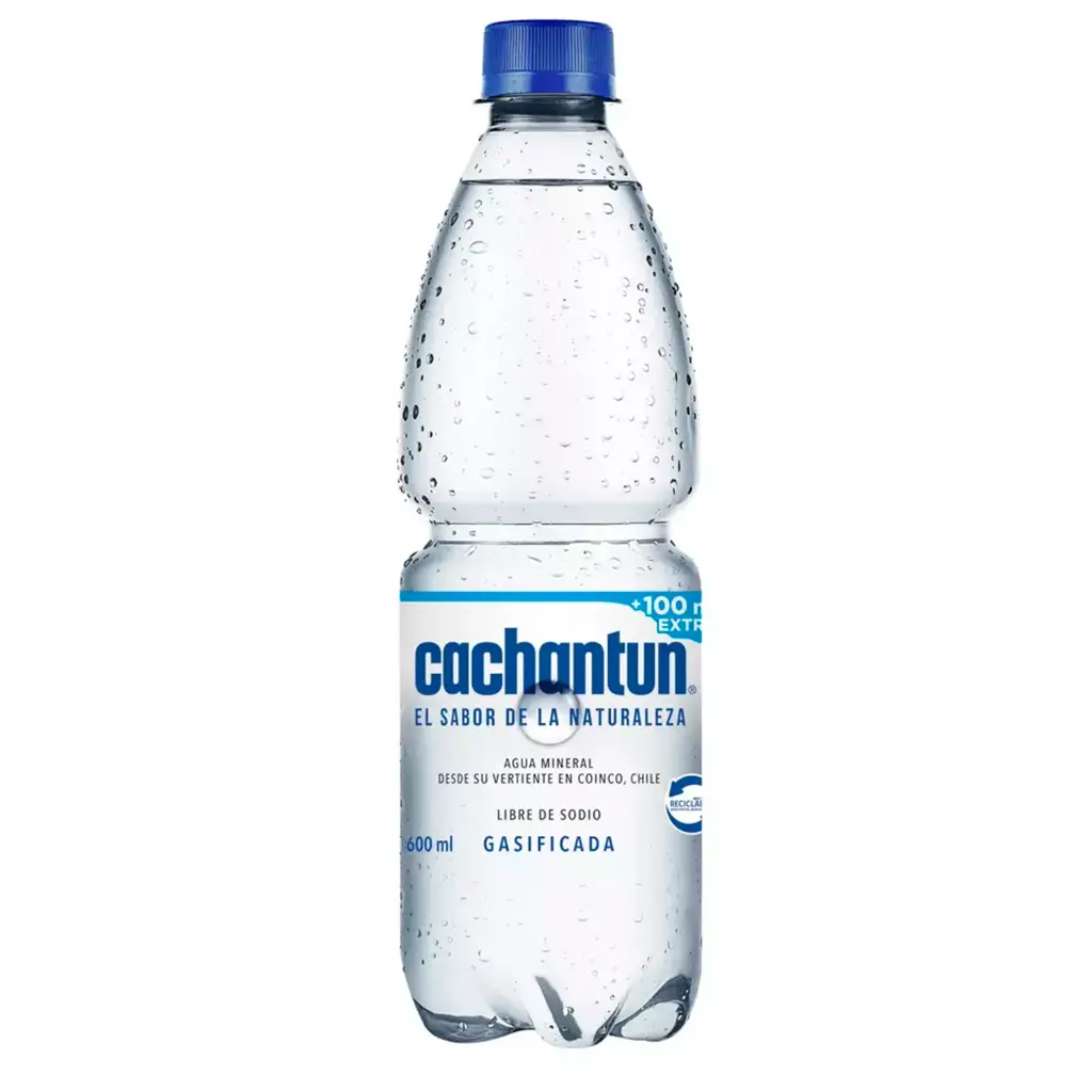 🧴 Agua Mineral Cachantun Gasificada – 600 ml 