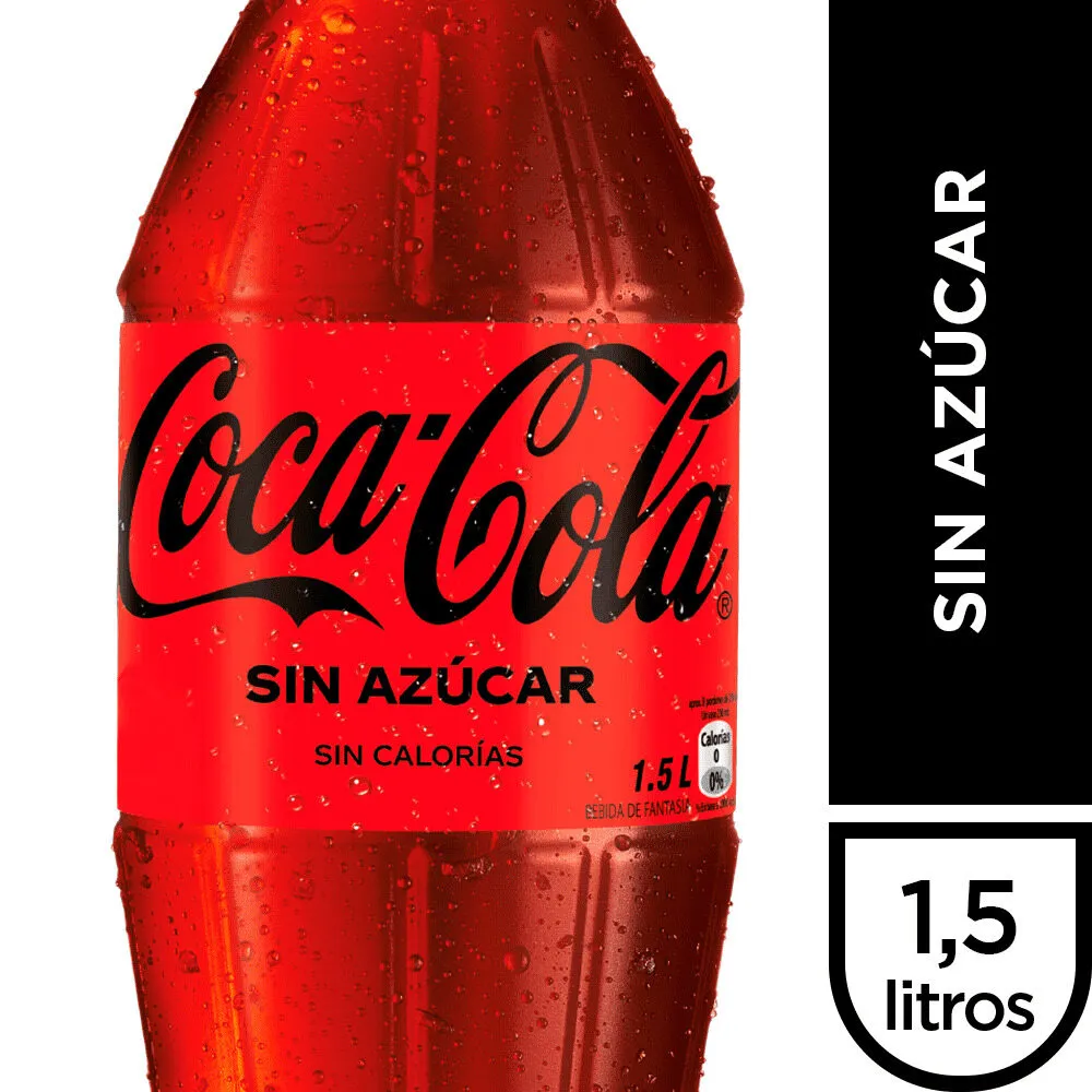 COCA COLA SIN AZUCAR PT 1.5 X 6