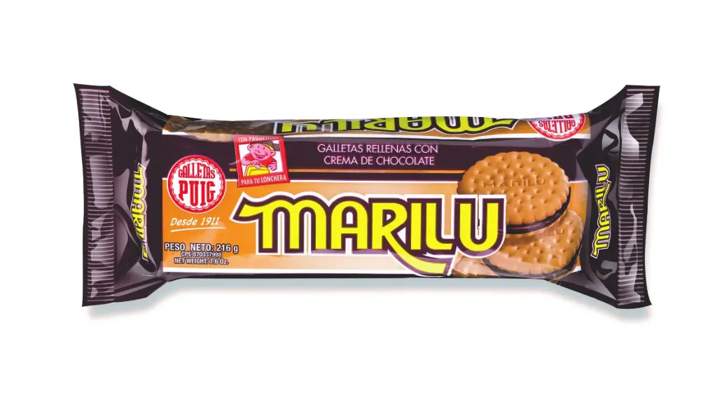 [P219] GALLETA MARILU CHOCOLATE 216 GR