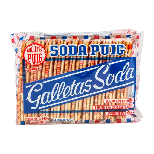 🍘 Galletas Soda Puig – Paquete 240 gr 