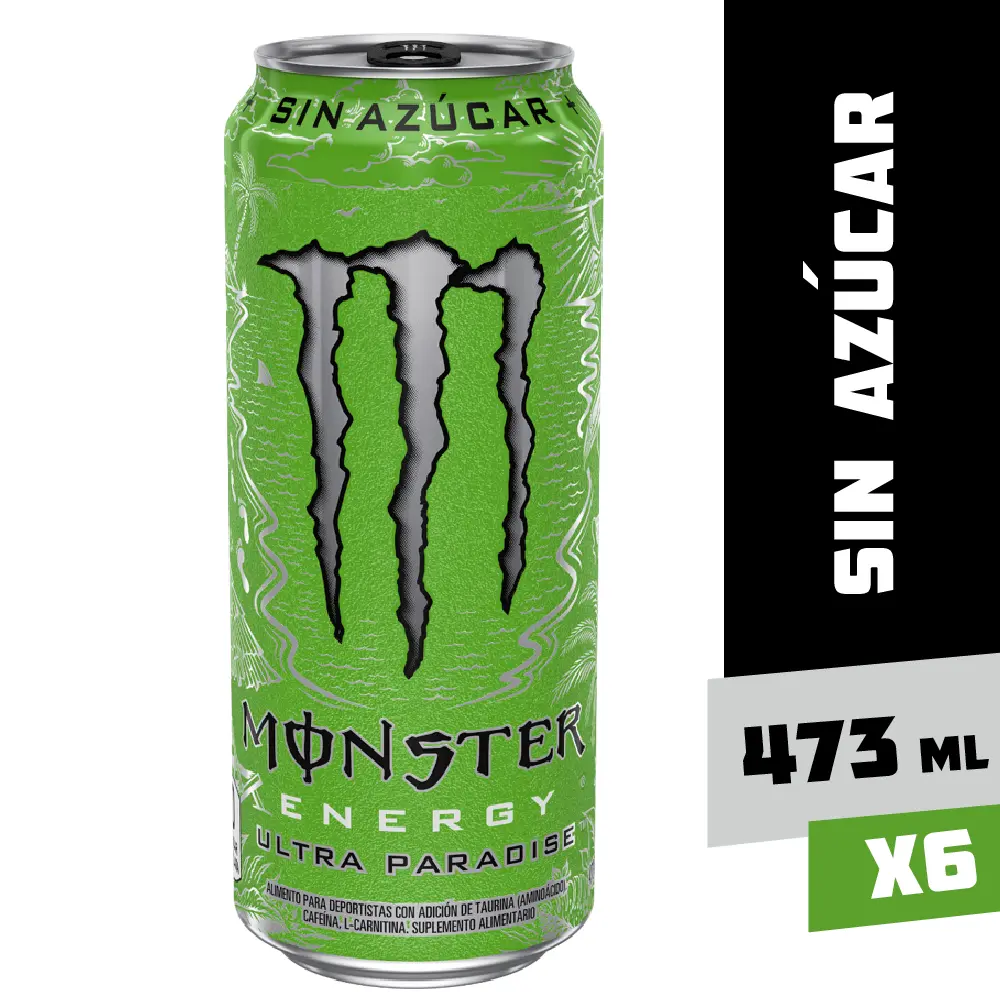 MONSTER ULTRA SIN AZUCAR LT 473 CC