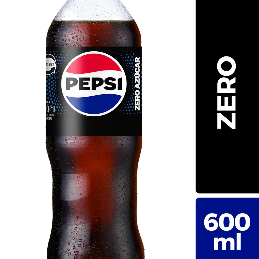 🥤 Pepsi Zero – Botella 600 ml 