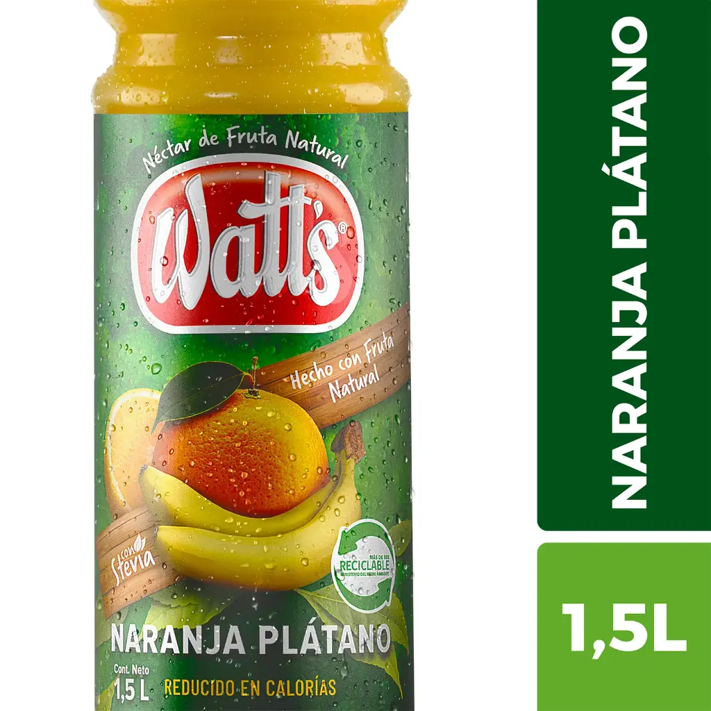 [870072] Néctar Watt's Naranja-Plátano 1.5 L