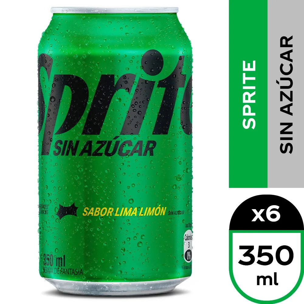 [P9100] SPRITE SIN AZUCAR 350ML 