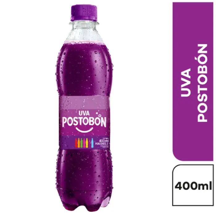 [4210016] Bebida Gaseosa Uva Postobón 400ml