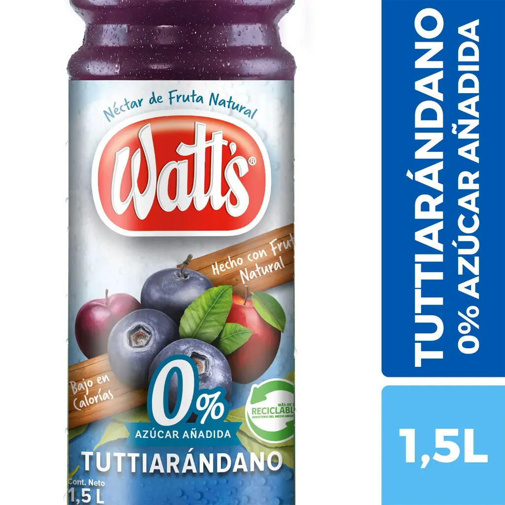 Néctar Watt´s Tutiarándano Light 1.5 L