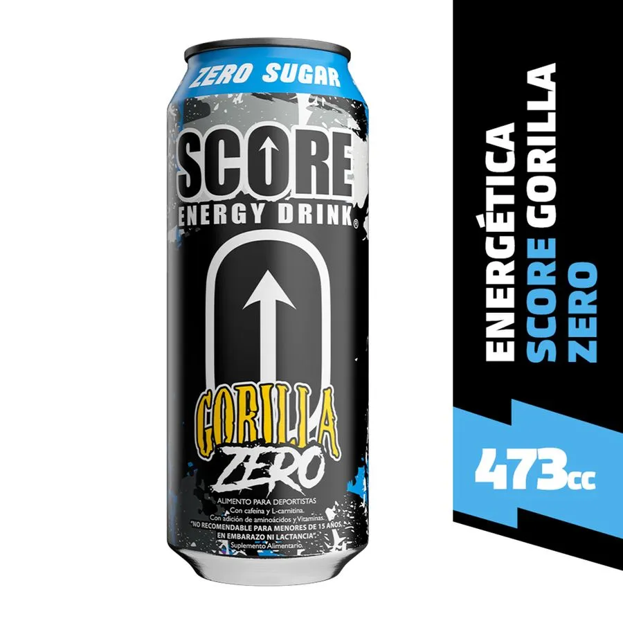 SCORE GORILLA ZERO 473 ML 