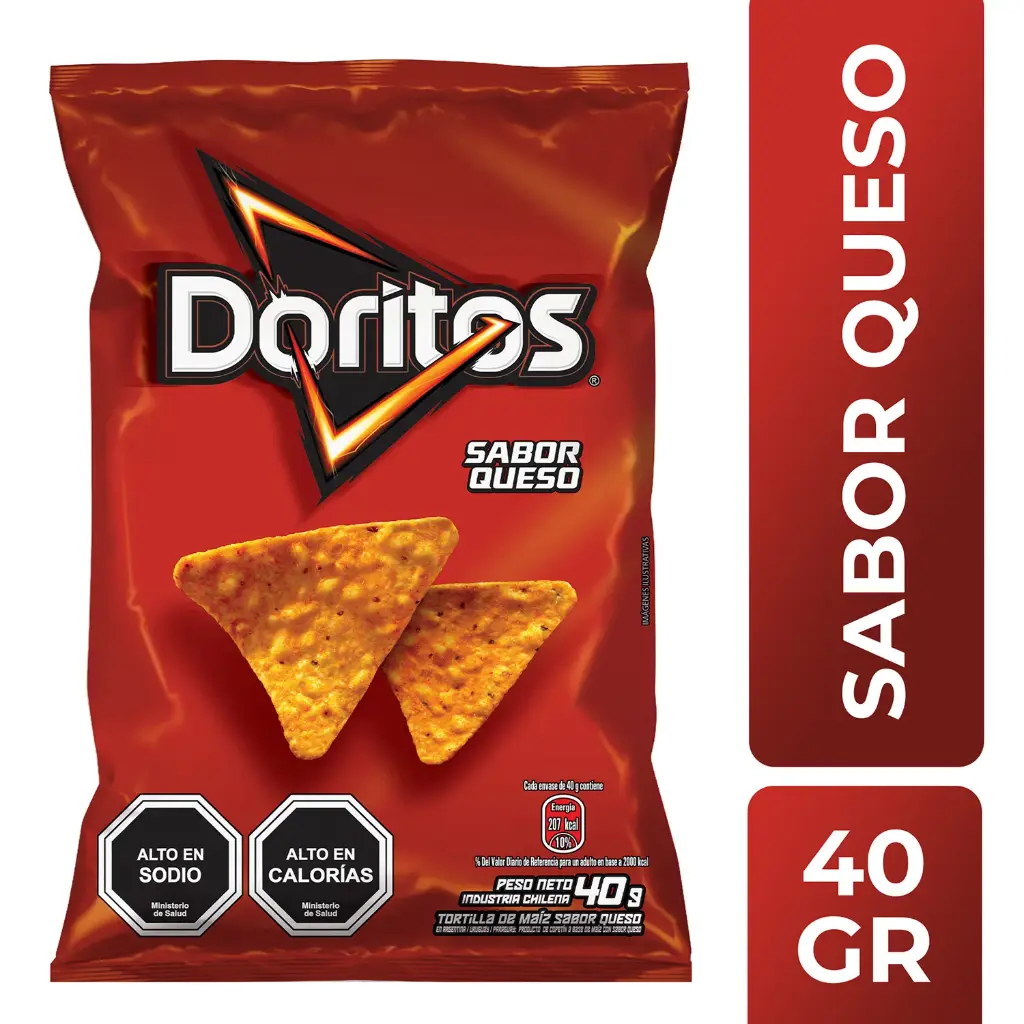 🧀 Doritos Sabor Queso – 54 g