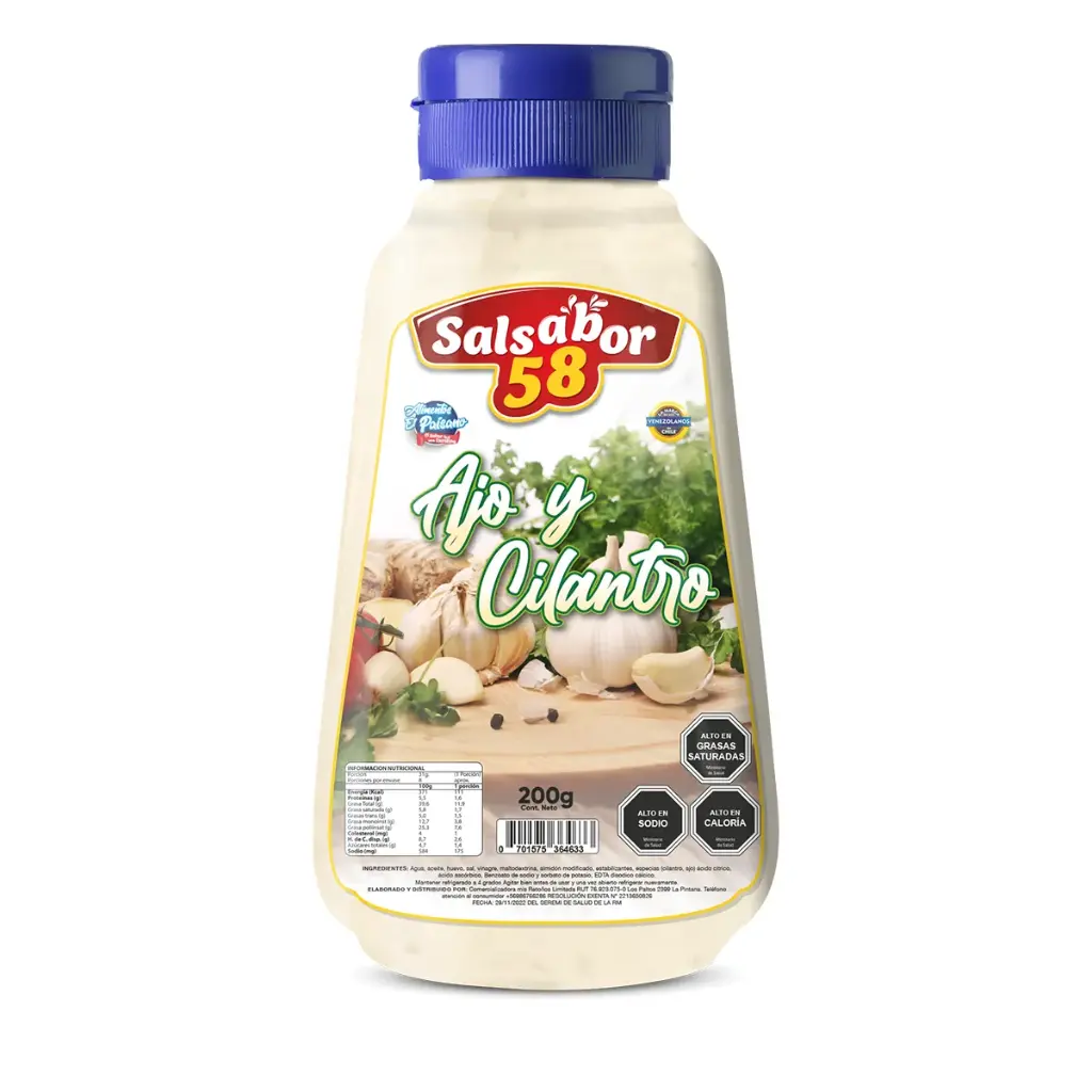 SALSA DE AJO 200 GR (EL PAISANO)