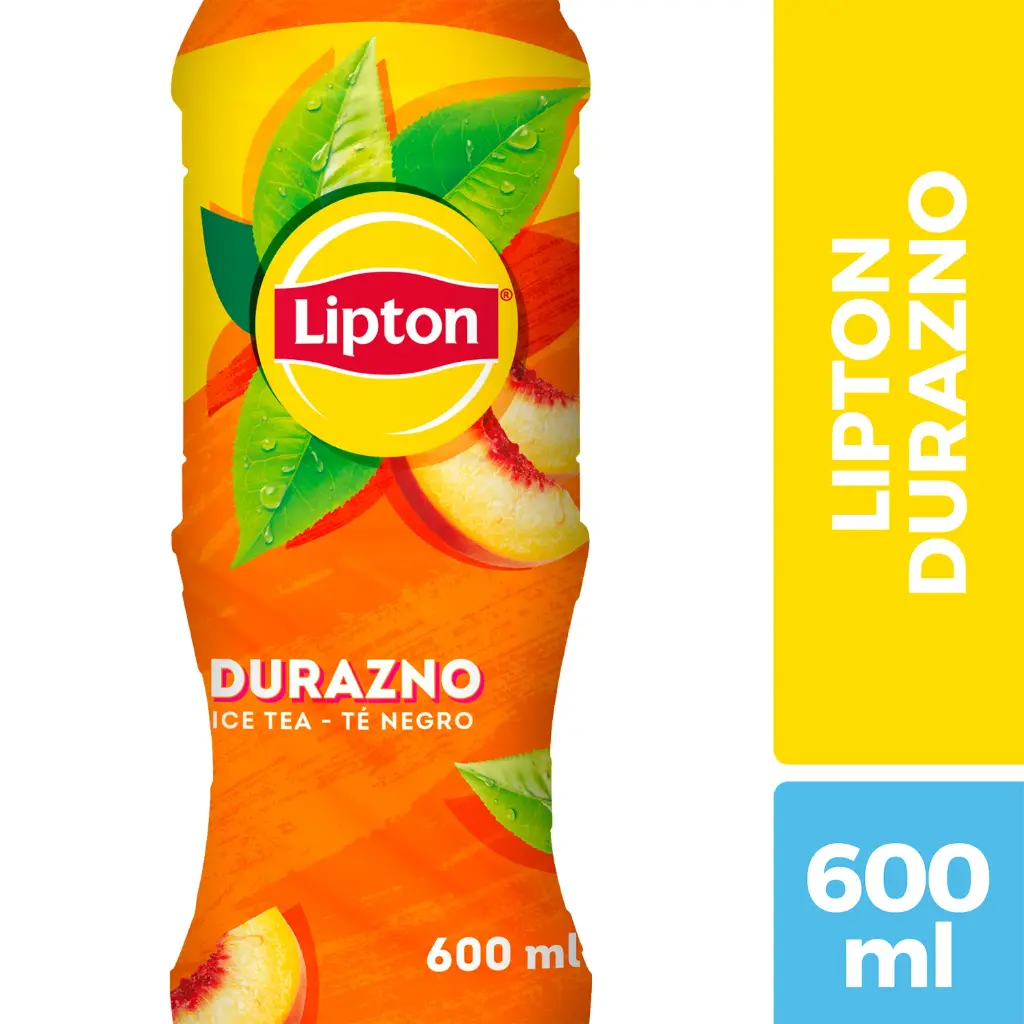 LIPTON TE NEGRO DURAZNO 600 ML