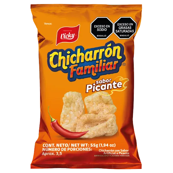 Chicharrón Familiar Picante La Victoria 55g
