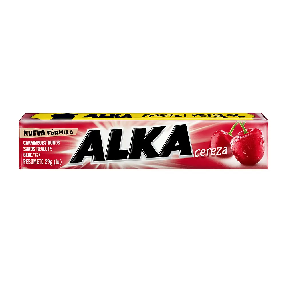 [P5141790] 🍒 Caramelos Alka Cereza – 29 g (9 unidades)