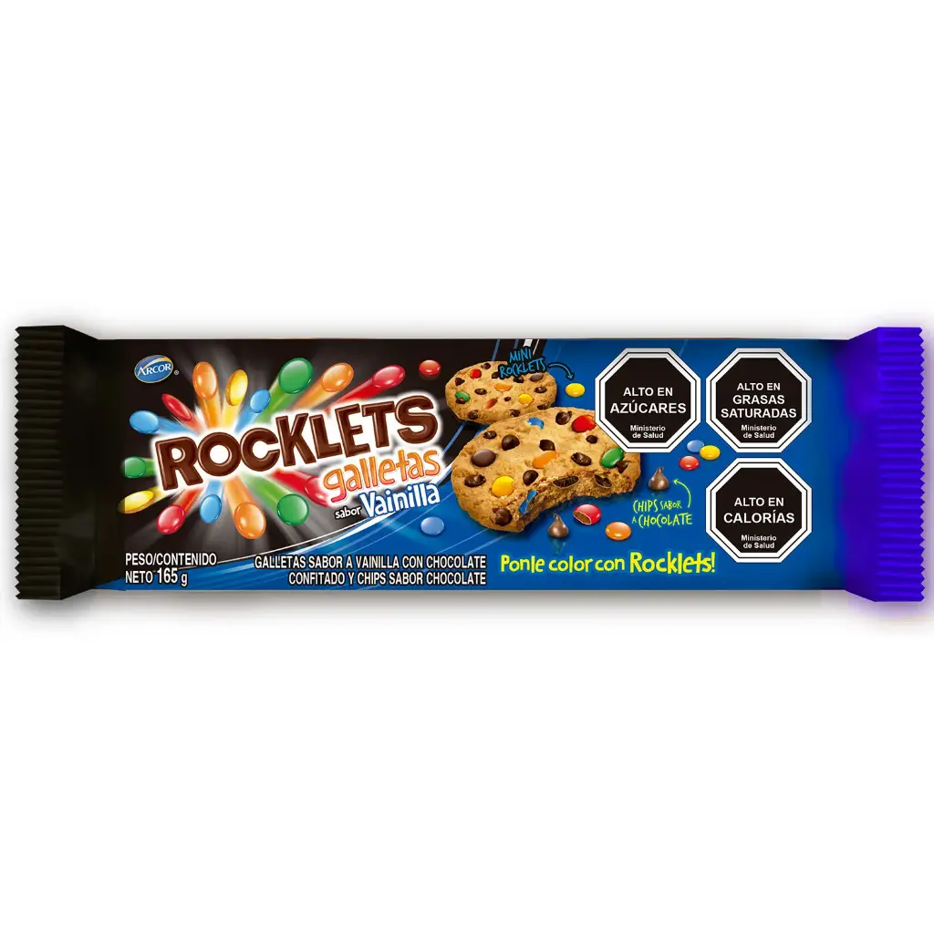 [P2027] GALLETAS ROCKLETS VAINILLA 165 GR