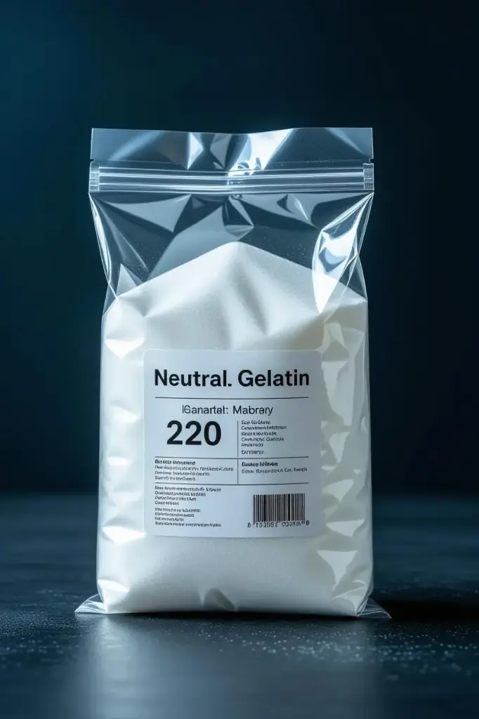 🟠 Gelatina Neutra 220 Bloom – 1 Kg