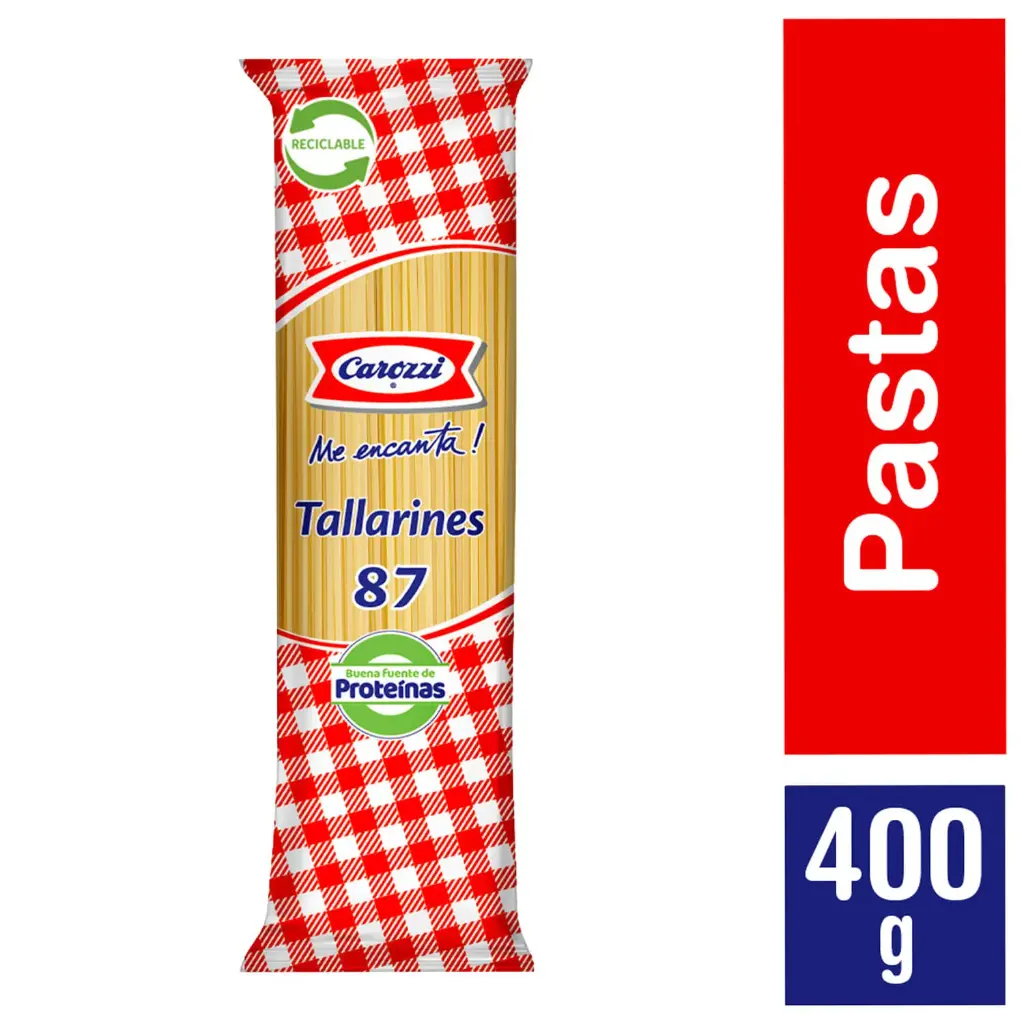 Pasta Tallarin N°87 Carozzi 400 g 
