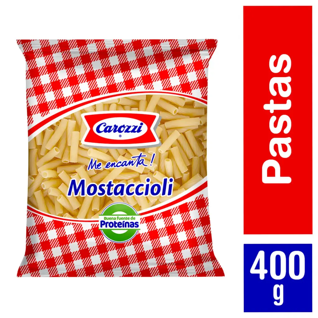 Pasta Mostaccioli N°46 Carozzi 400 g 