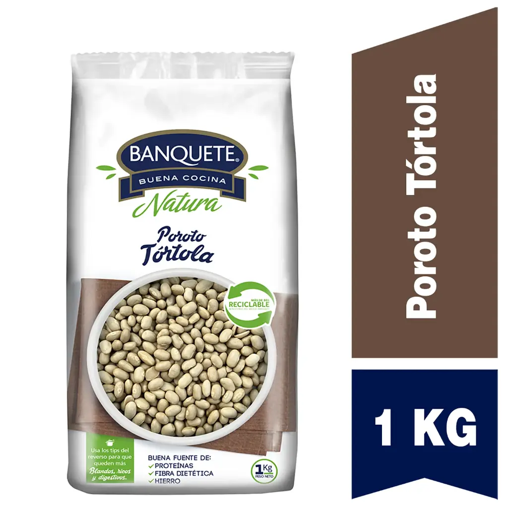 Porotos Tórtola Banquete 1 kg 