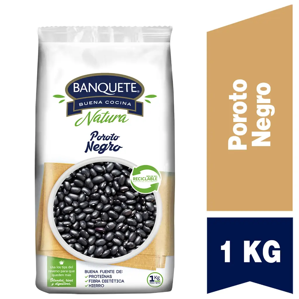 Porotos Negros Banquete 1 kg 