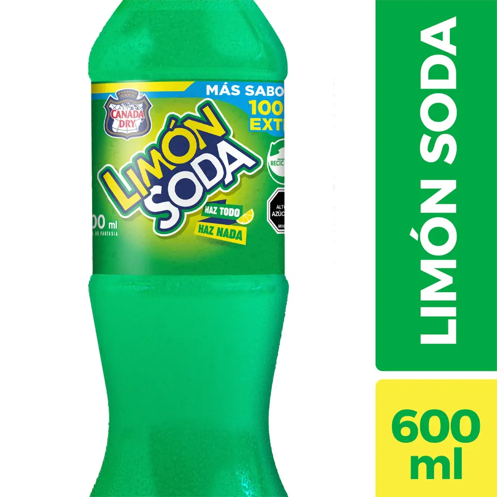 [P871184] 🍋 Limón Soda – Bebida Gaseosa 600 ml 