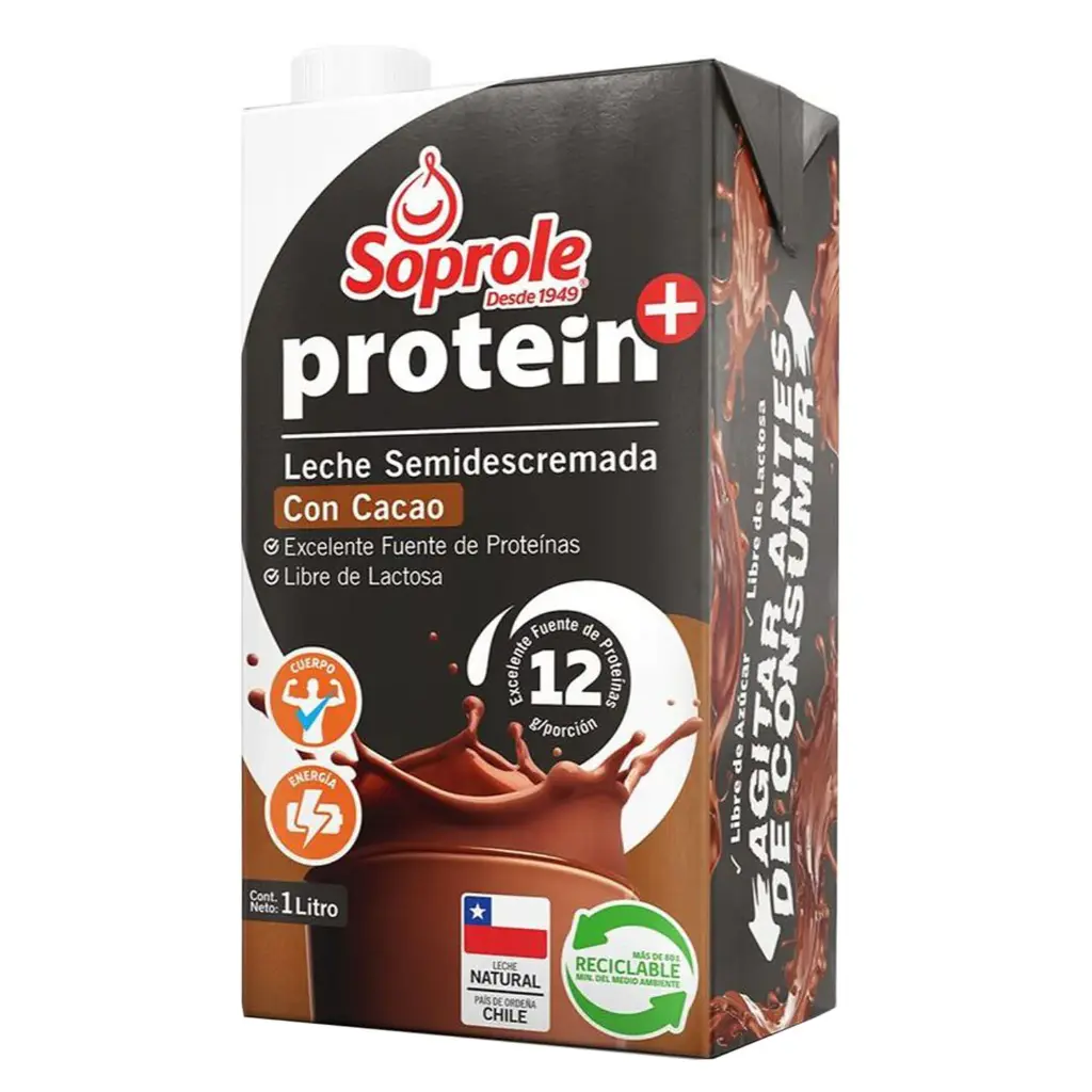 Leche Soprole Proteína Chocolate 1 L
