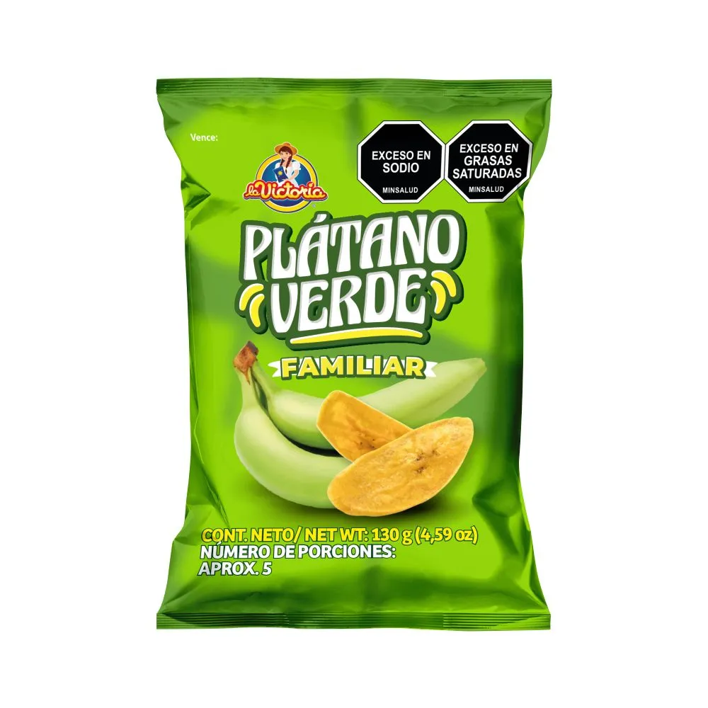 Platano Verde Familiar La Victoria 130 gr