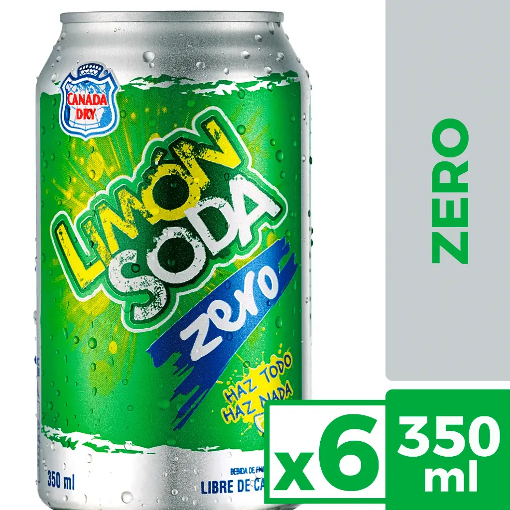 🥤 Limón Soda Zero – Lata 350 ml