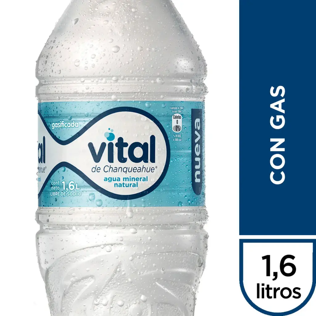 [122615] Agua Mineral Vital Gasificada 1.6 L