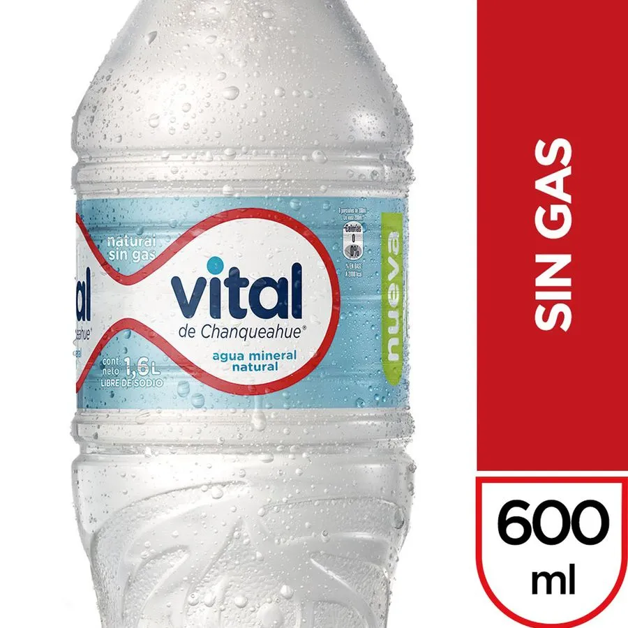 [122729] Agua Mineral Vital Sin Gas 600 ml