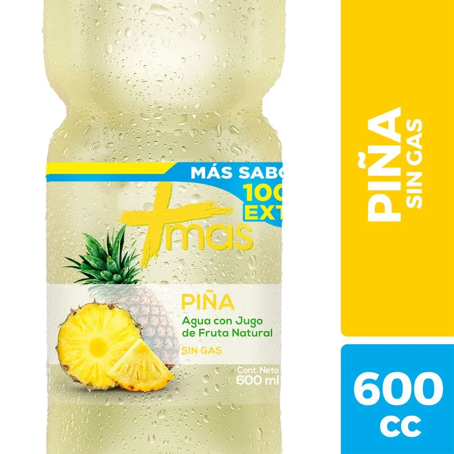 💧🍍Más Piña Sin Gas – 600 ml