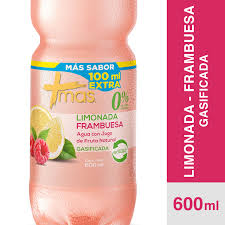 [871346] Agua Mas Limonada Frambuesa con  Gas – 600ml