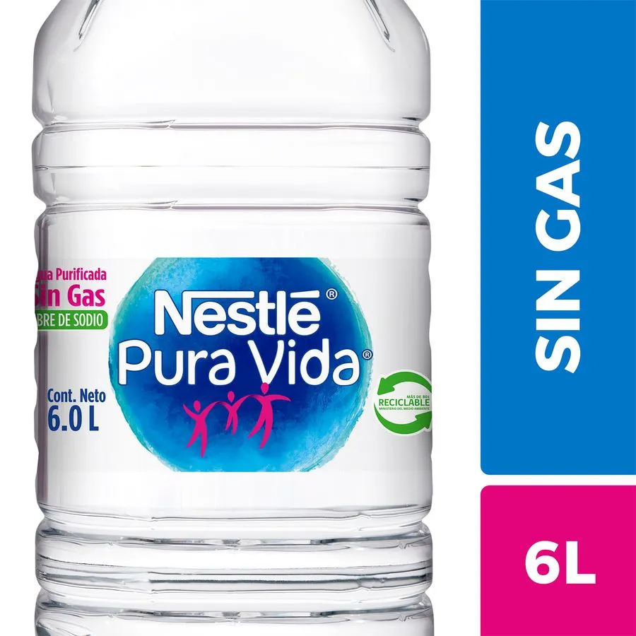 [P20251] 💧 Agua Pura Vida – 6 L