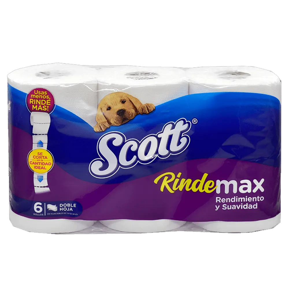 🧻 Scott Papel Higiénico – Pack 6 Unidades x 21 metros