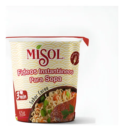 🍲 Misol Sopa Sabor Carne – 65 g