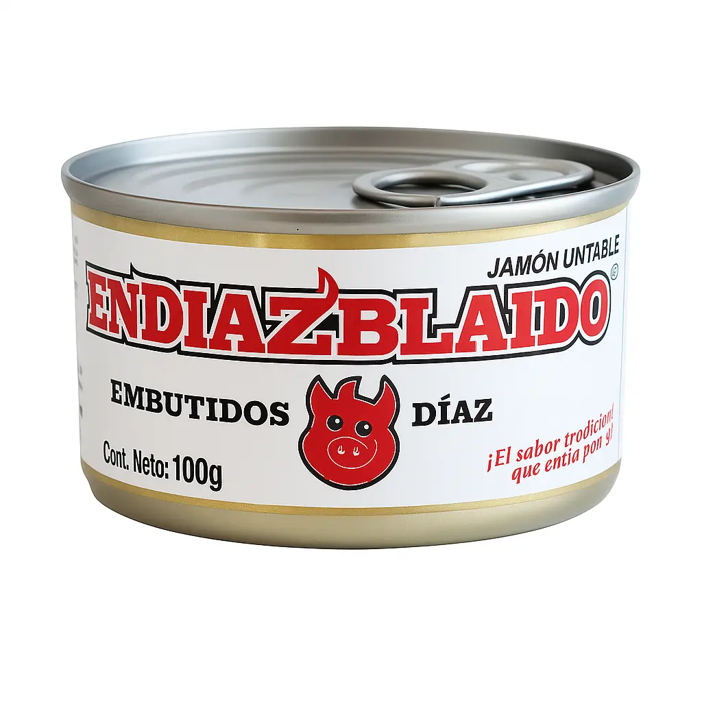 🐷 Jamón Untable Endiazblado Díaz – Lata 100 g