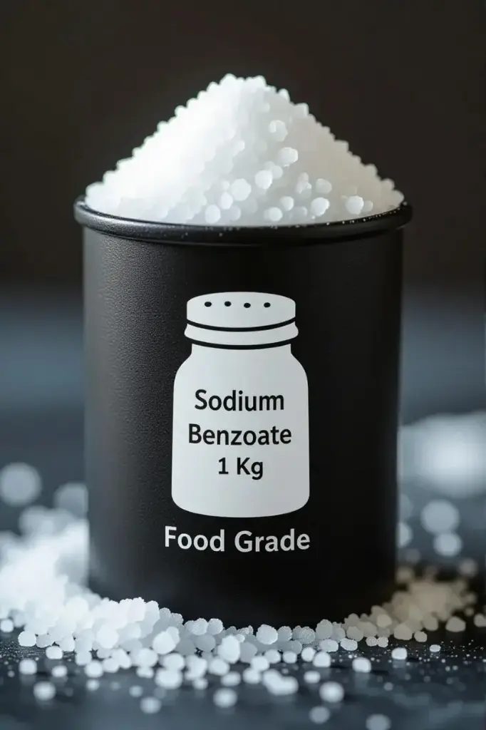 🧂 Benzoato de Sodio – Grado Alimenticio – 1 Kg
