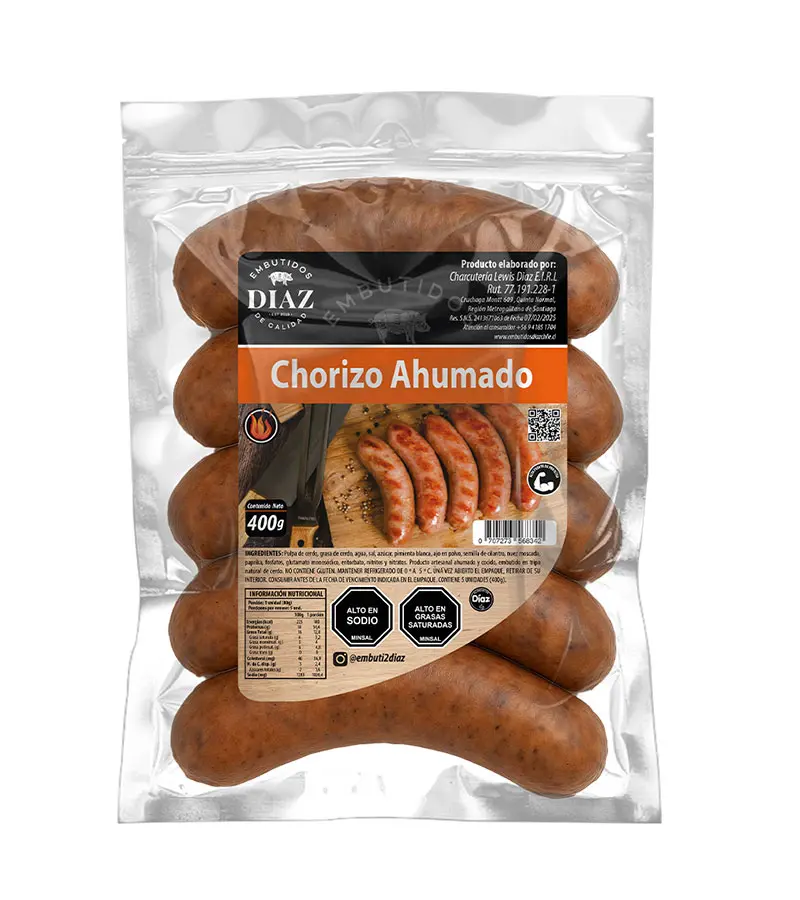 🌭 Chorizo Ahumado Embutidos Díaz – 400 g