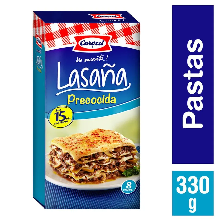 [P7474] Lasaña Precocida Carozzi Estuche 330 g