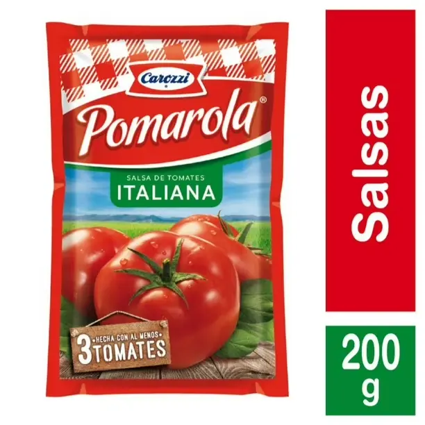 Carozzi Salsa de Tomate Italiana Doypack 200 g