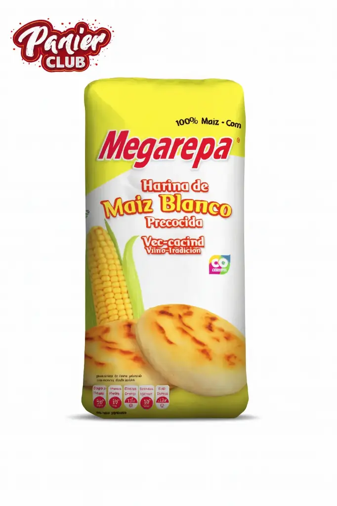 Megarepa Harina de Maíz Blanco Precocida 1 Kg