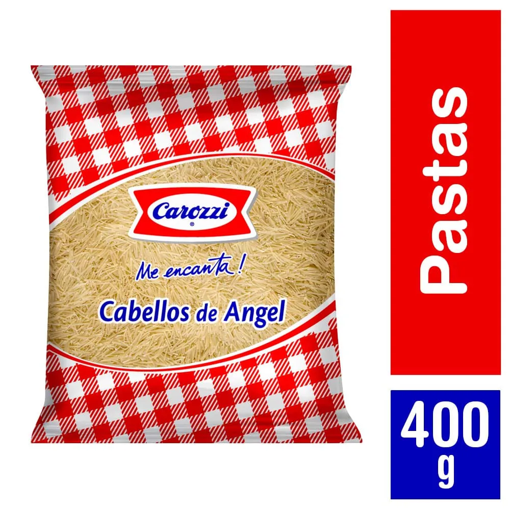 [P20031] 🍝 Carozzi Pasta Cabello de Ángel Corto 400 g
