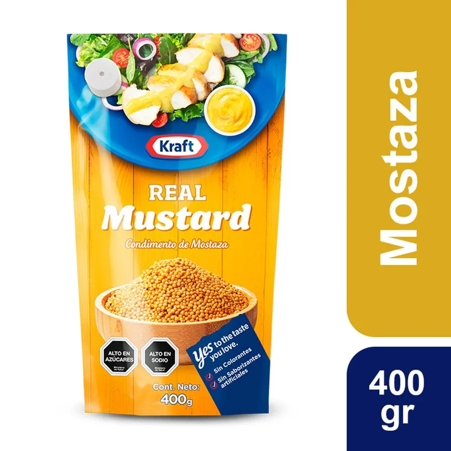🥫 Kraft Real Mostaza Pote 400 g