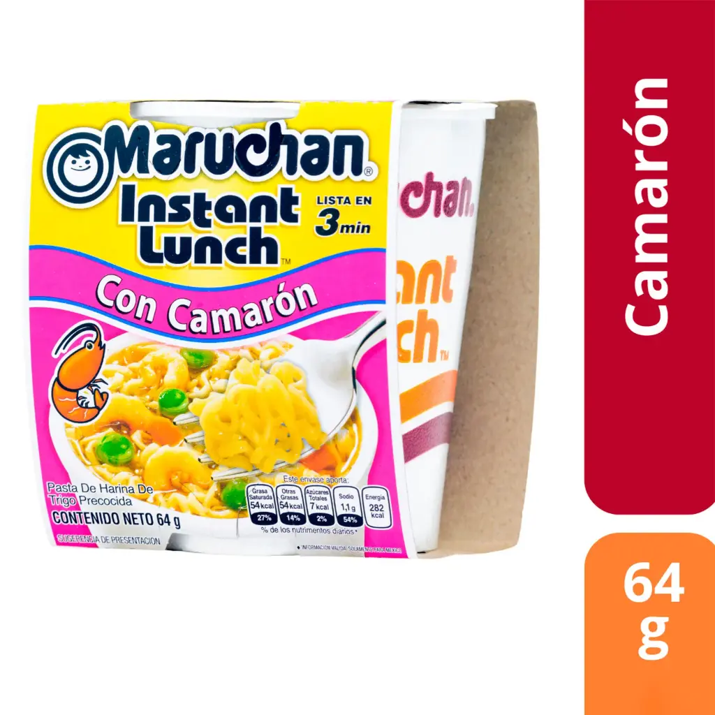 [P20060] 🍜 Maruchan Sopa Instantánea Sabor Camarón 64 g